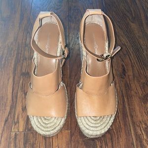 Treasure Bond Leather Wedges